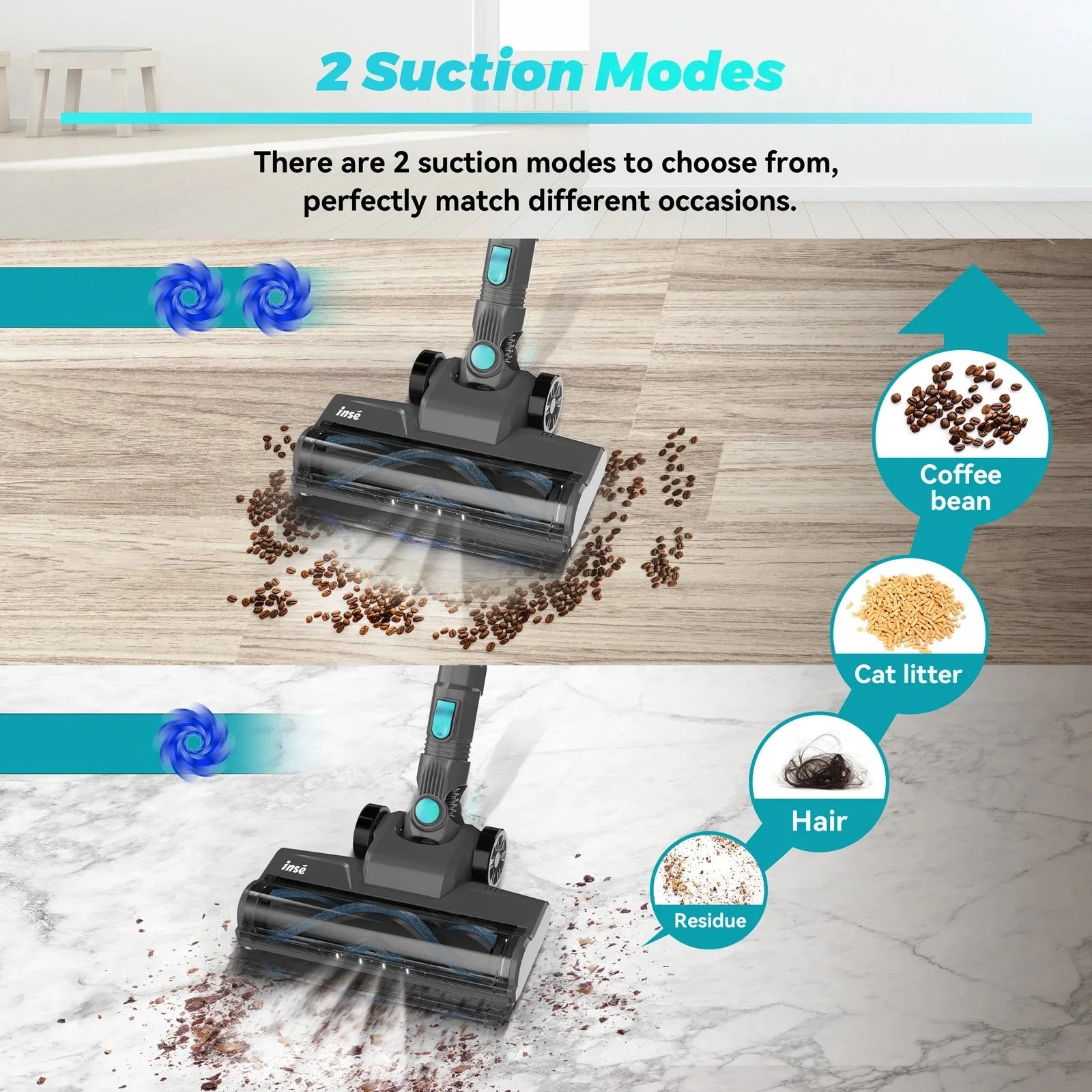 INSE N370 Cordless Vacuum
