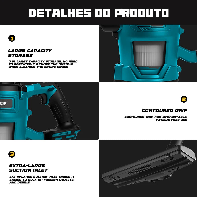 Makita 18V 16000Pa Vacuum