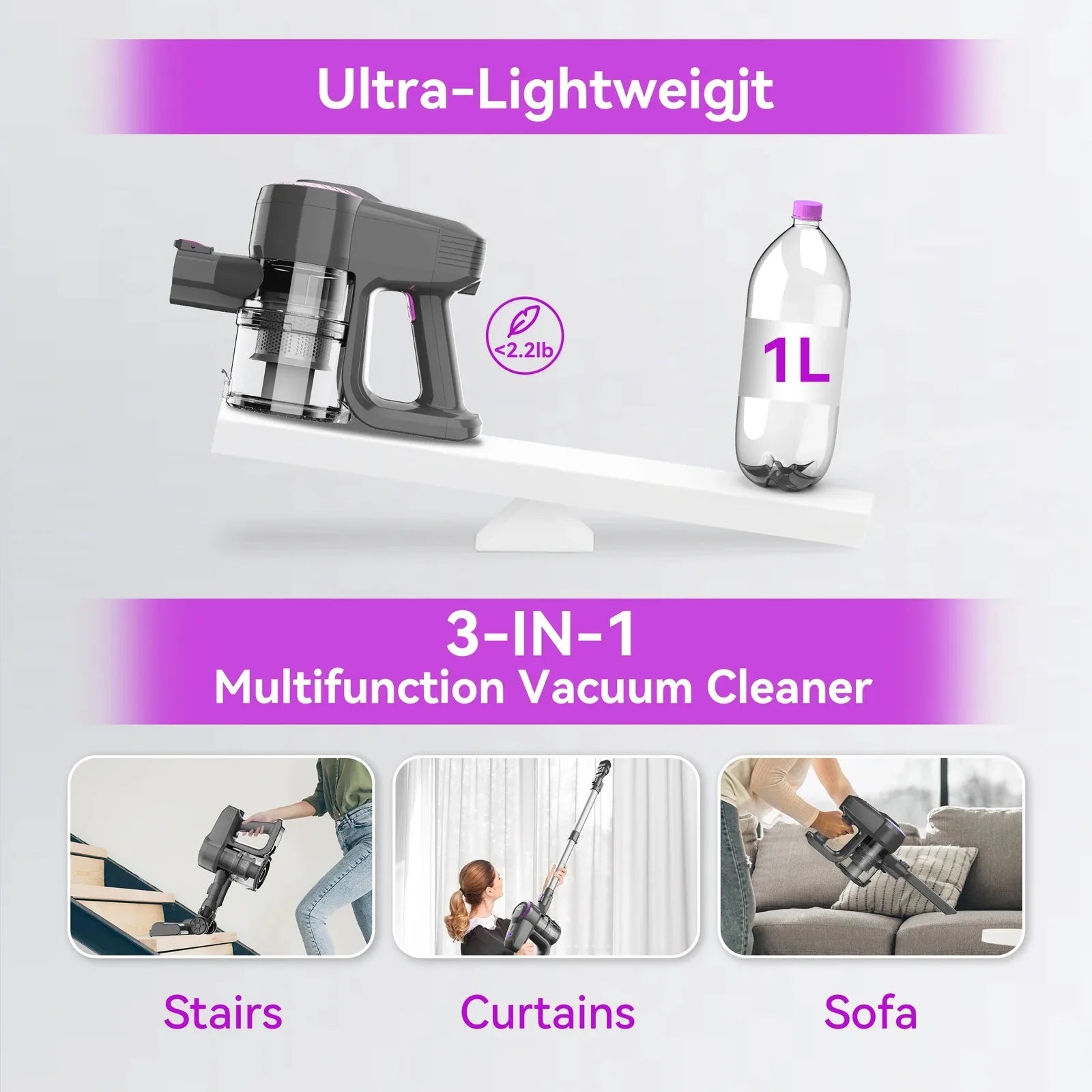 INSE N370 Cordless Vacuum